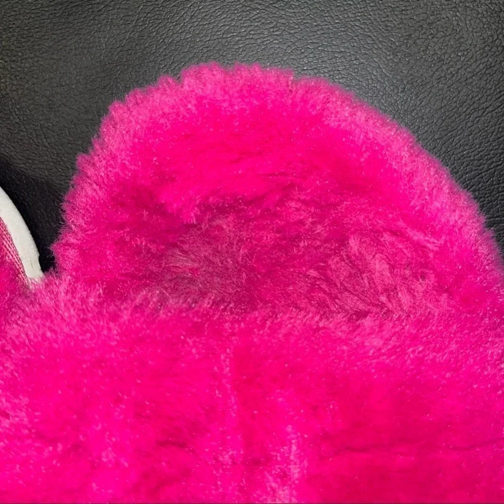 Koolaburra By Ugg Pink Kids Fuzz'n Slipper Sandals Size 3